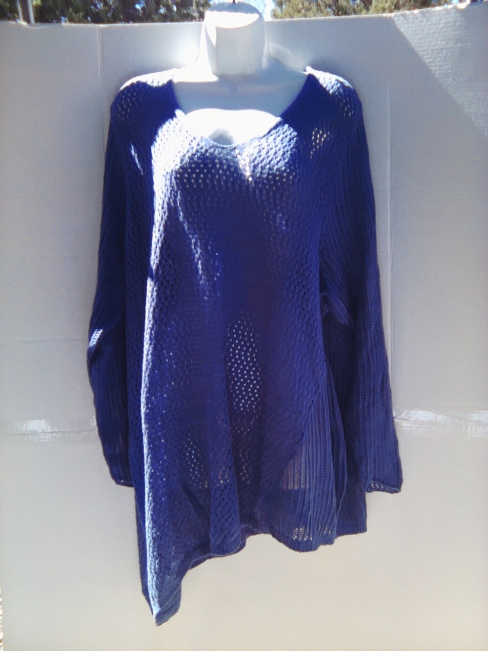 Women’s Blue Sweater Knit Tunic